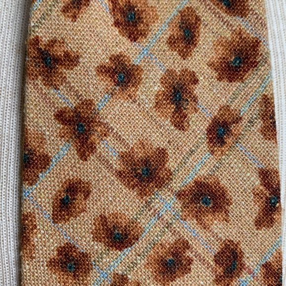 ERMENEGILDO ZEGNA FLORAL WOVEN SILK NECKTIE - Picture 4 of 13